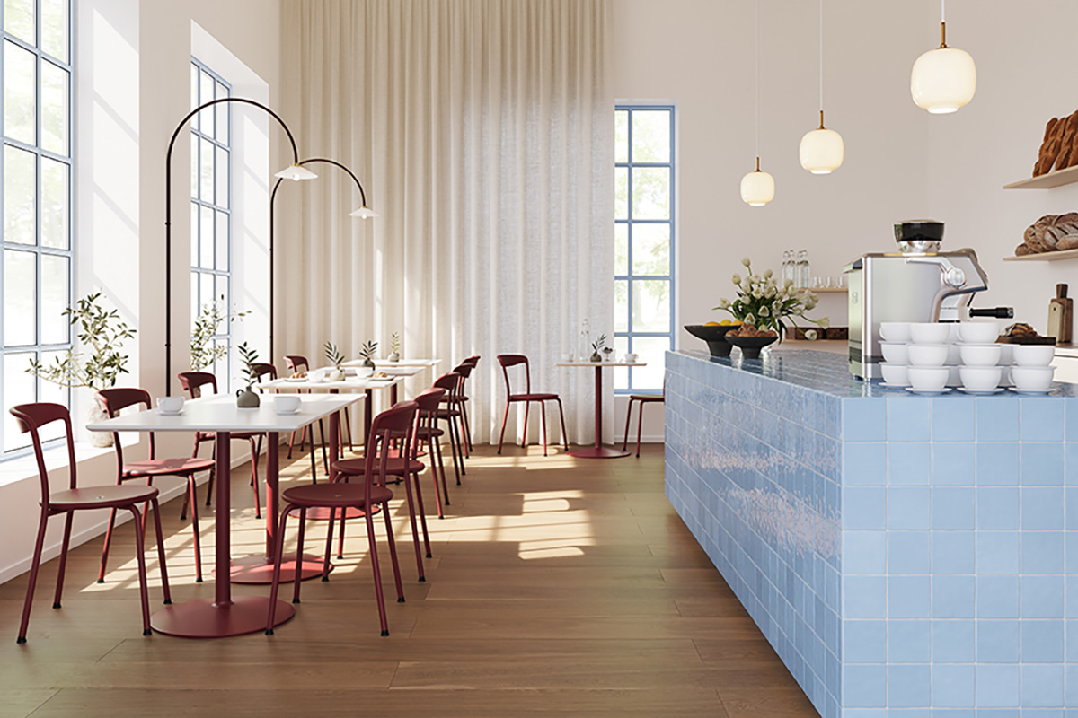 MATERIA Ina chair Uni table Interior 1