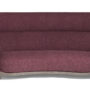 Materia Arch sofa purple grey front