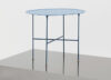 Brut Side Table by TAF Studio for Skagerak in powder-coated steel with brass feet