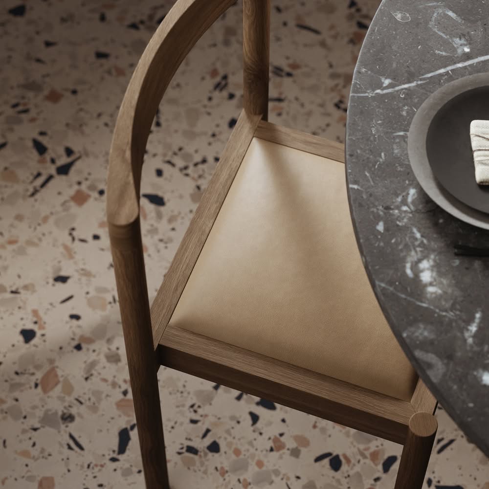Ekko Chair — Brdr. Krüger × Henning Larsen 2026 EKCX OFU xx 63 EKKOChair Light Room 4 SpatialConceptRender
