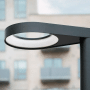 OTTO L1700 post light designed by Johannes Lindner photo by Jacob Due
