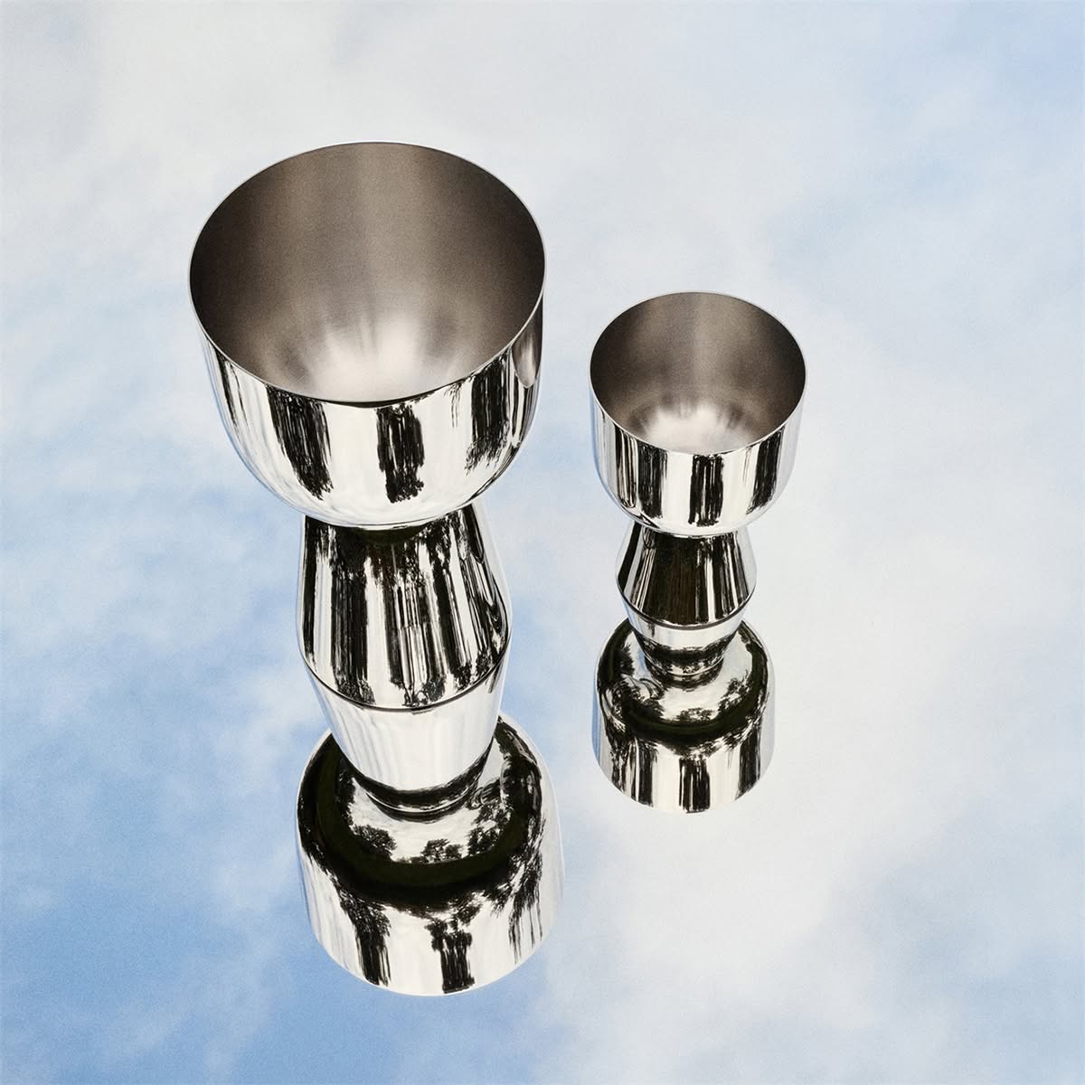工芸品  Pampula vase 90mm Nappula Stainless Steel Plant Pot — Matti Klenell