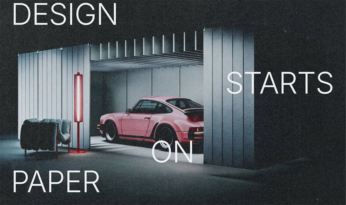 Design starts on paper