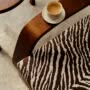 Artek Zebra 2026 Armchair 400 Tank Brown and White Zebra Table 90D master