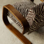 Artek Zebra 2026 Armchair 400 Tank Brown and White Zebra master