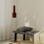 Artek Zebra 2026 in situ Bench 167 Black and white Zebra Pendant Light A110 brick master