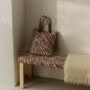 Artek Zebra 2026 in situ bench 168B Brown Zebra tote bag master