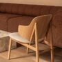 Audo 3daysofdesign Penguin Lounge Char Wooden Plinth Low Eave Seamlne Sofa