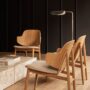Audo 3daysofdesign Penguin Lounge Char Wooden Plinth Low Wing Floor Lamp