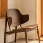 Audo Penguin Wooden Lounge Chair Unupholstered
