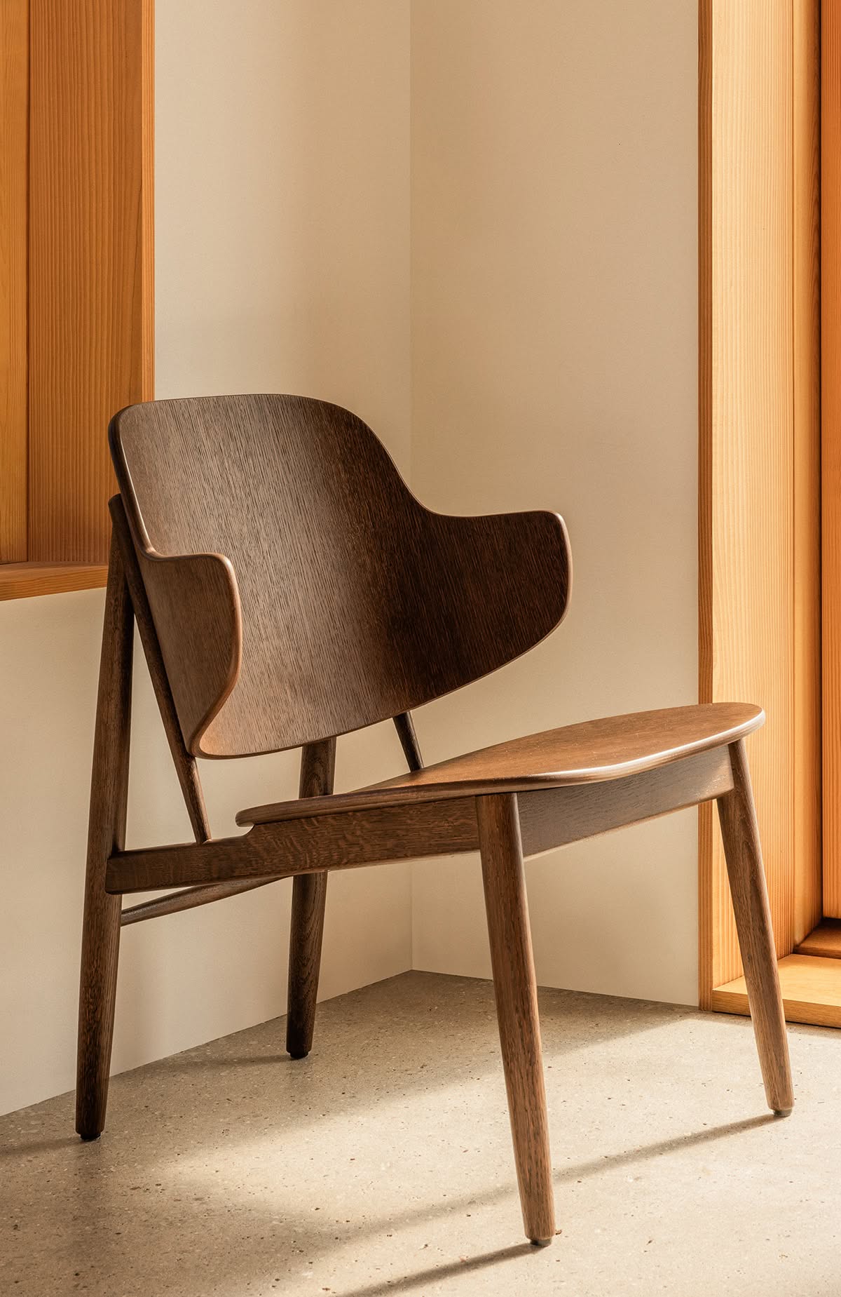 Audo Penguin Wooden Lounge Chair Unupholstered Audo Penguin Wooden Lounge Chair Unupholstered